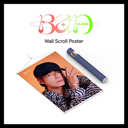 슈퍼주니어 D&E (Super Junior D&E) - Wall Scroll Poster [BAD BLOOD] (동해 ver)