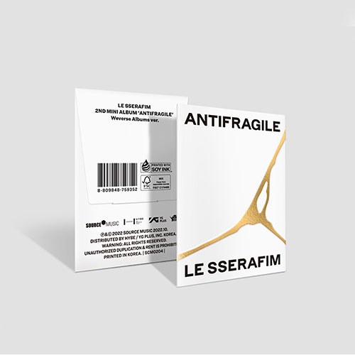 르세라핌 (LE SSERAFIM) - 2nd Mini Album [ANTIFRAGILE] (Weverse Albums Ver.)