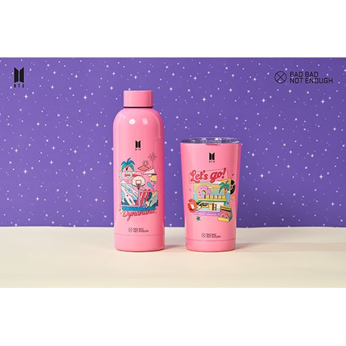 방탄소년단 (BTS) - BBNE BTS Dynamite Water Bottle (Pink)