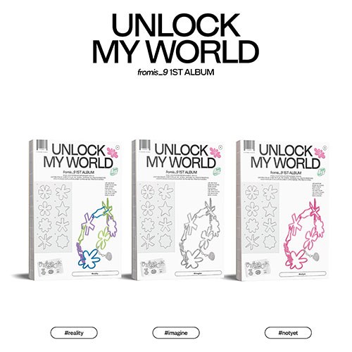 [세트/앨범3종] 프로미스나인 (fromis_9) - 1st Album [Unlock My World]