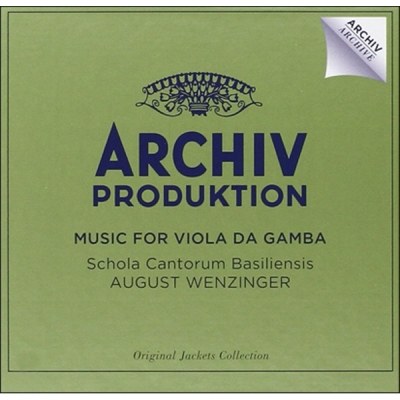 August Wenzinger - 아우구스트 벤칭거의 비올라 다 감바 녹음집(August Wenzinger - Works for Viola da gamba)(4Disc)