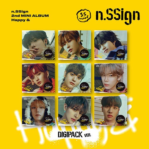 [세트/앨범9종] n.SSign (엔싸인) - 2nd MINI ALBUM [Happy &] (Digipack ver.)