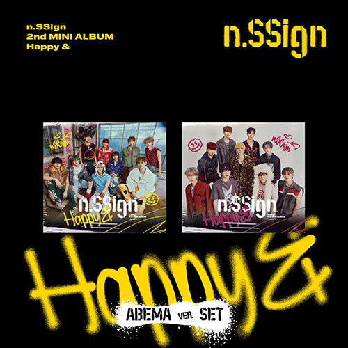 [세트/앨범2종] n.SSign (엔싸인) - 2nd MINI ALBUM [Happy &] (ABEMA ver.)