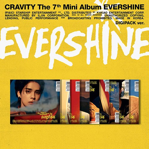 CRAVITY (크래비티) - The 7th Mini Album [EVERSHINE] (DIGIPACK ver.)