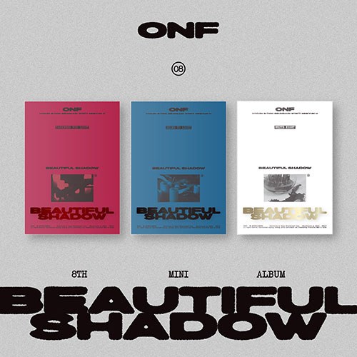 [세트/앨범3종] 온앤오프 (ONF) - 8TH MINI ALBUM [BEAUTIFUL SHADOW]