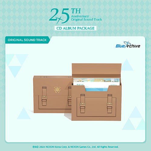 블루 아카이브 2.5주년 기념OST (2CD) (BLUE ARCHIVE 2.5th ANNIVERSARY OST - CD ALBUM PACKAGE)