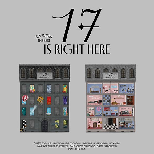 [세트/앨범2종] 세븐틴 (SEVENTEEN) - BEST ALBUM [17 IS RIGHT HERE]