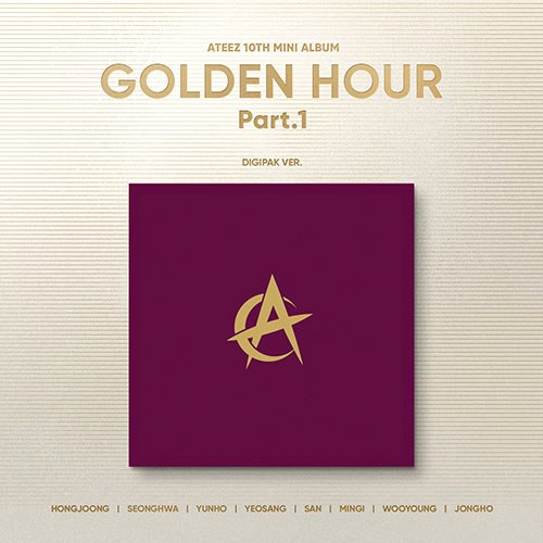 에이티즈 (ATEEZ) - 10th Mini Album [GOLDEN HOUR : Part.1] (Digipak VER.)