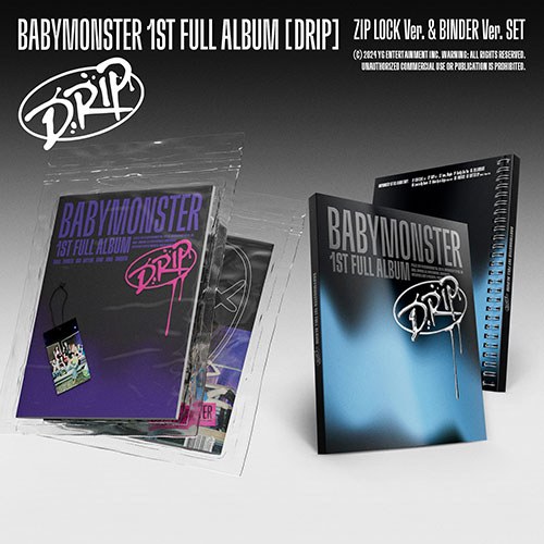 [세트/앨범2종] 베이비몬스터 (BABYMONSTER) - 1st FULL ALBUM [DRIP]