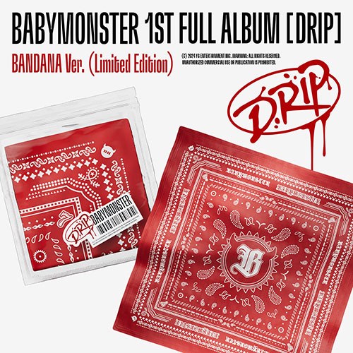 베이비몬스터 (BABYMONSTER) - 1st FULL ALBUM [DRIP] (BANDANA Ver. Limited Edition)