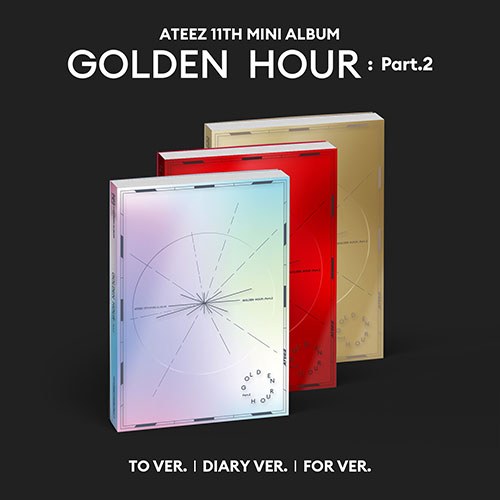 [애플특전][세트/앨범3종] 에이티즈 (ATEEZ) - 11th Mini Album [GOLDEN HOUR : Part.2]