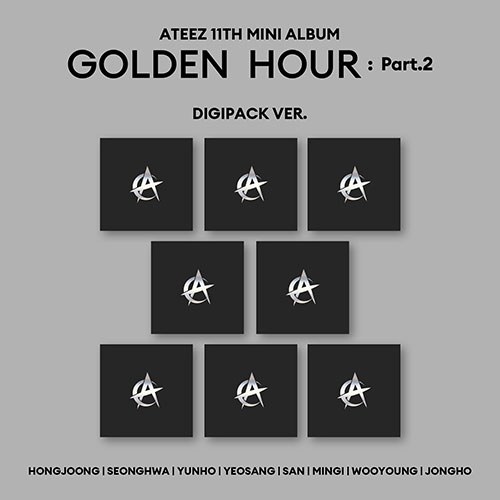 [세트/앨범8종] 에이티즈 (ATEEZ) - 11th Mini Album [GOLDEN HOUR : Part.2] (DIGIPACK VER.)