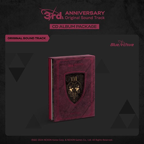 블루 아카이브 3주년 기념OST (2CD) (BLUE ARCHIVE 3rd ANNIVERSARY OST - CD ALBUM PACKAGE)