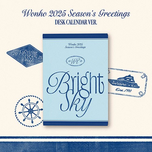 원호 (WONHO) - 2025 Season’s Greetings  [Bright Sky] DESK CALENDAR VER.