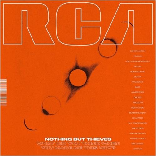 NOTHING BUT THIEVES (나씽 벗 띠브스) - EP [WHAT DID YOU THINK WHEN YOU MADE ME THIS WAY?]