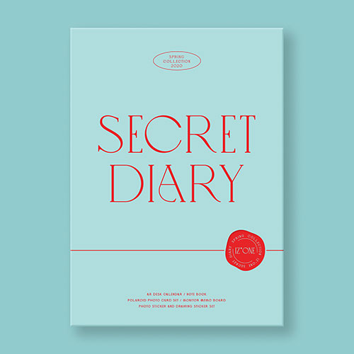 [달력 패키지] 아이즈원 (IZ*ONE) - SECRET DIARY (CALENDAR PACKAGE)