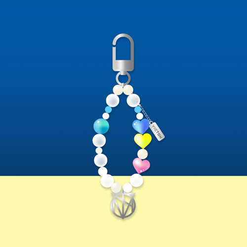 빅톤 (VICTON) - IDOLLIVE TOUR OFFICIAL MD [비즈 키링 / BEADS KEY RING]