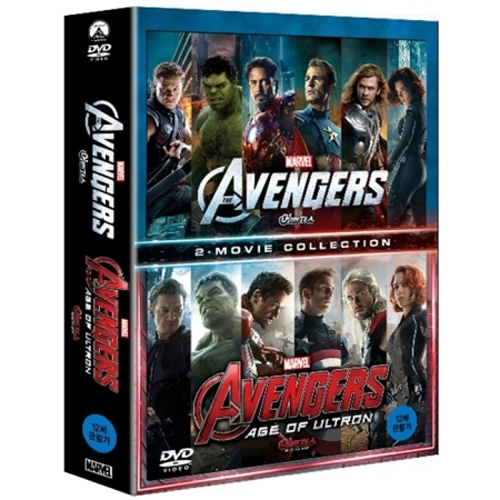 어벤져스 1 + 2 합본팩 (THE AVENGERS: AGE OF ULTRON) - [2DISC]