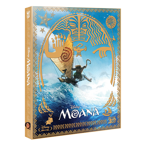 모아나 (Moana, 2016) [스틸북] [2D+3D 블루레이 콤보]