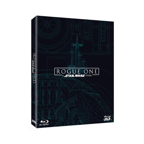 로그원: 스타워즈 스토리  [2D+3D 블루레이/스틸북/3DISC ] <BR> (Rogue One: A Star Wars Story, 2016 )
