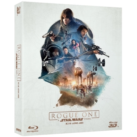 로그원: 스타워즈 스토리  [2D+3D 블루레이/3DISC ] <BR> (Rogue One: A Star Wars Story, 2016 )