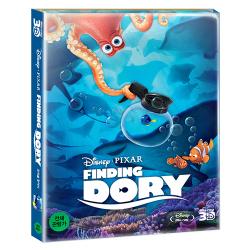 도리를 찾아서 (Finding Dory, 2016) [2D+3D 블루레이 스틸북][3disc]