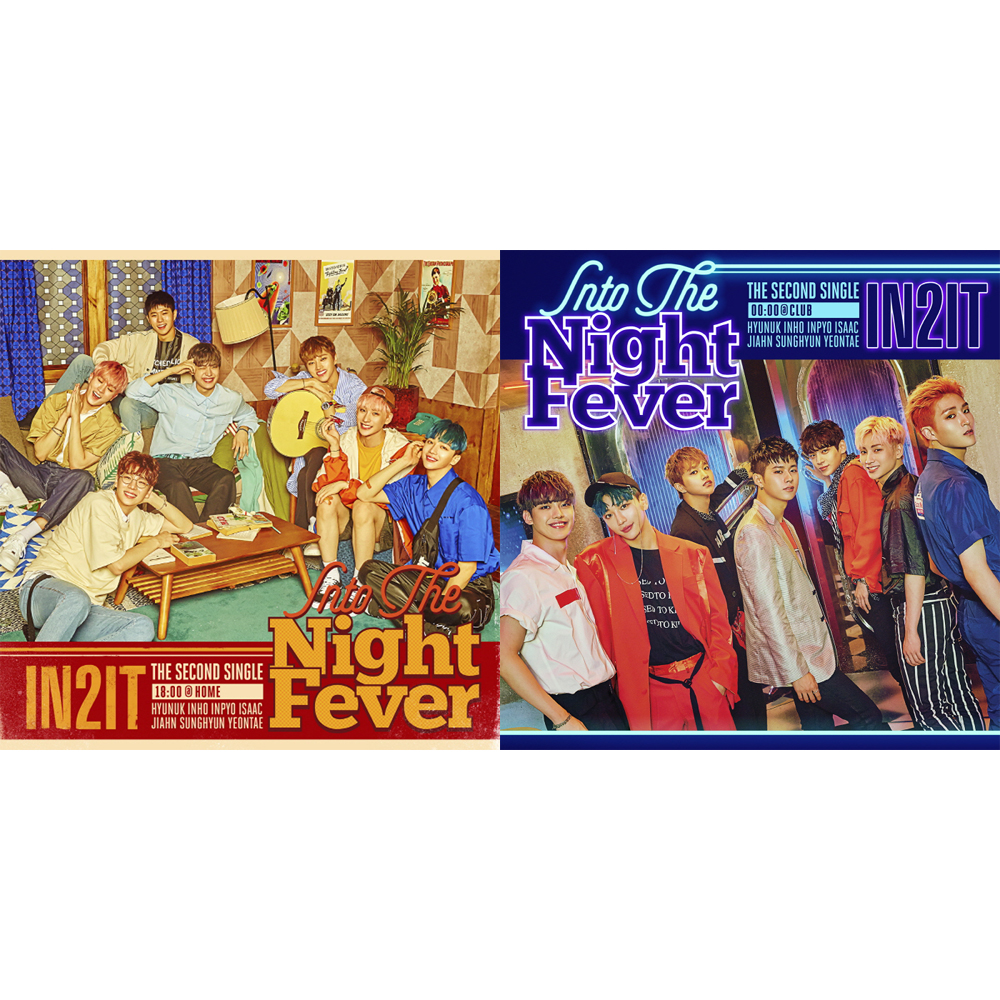 [세트] 인투잇 (IN2IT) - 싱글2집 [Into The Night Fever] (18:00 @ Home Ver+00:00 @ Club Ver)