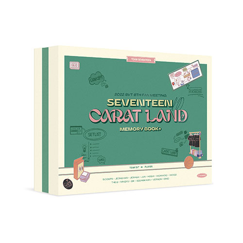 세븐틴 (SEVENTEEN) - 2022 SVT 6TH FAN MEETING [SEVENTEEN in CARAT LAND] MEMORY BOOK+ DIGITAL CODE