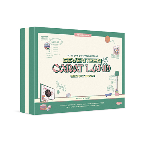 세븐틴 (SEVENTEEN) - 2022 SVT 6TH FAN MEETING [SEVENTEEN in CARAT LAND] MEMORY BOOK+ DVD