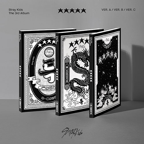 [세트/앨범3종] 스트레이 키즈 (Stray Kids) - 정규3집 ★★★★★ (5-STAR) (VER. A, VER. B, VER. C)
