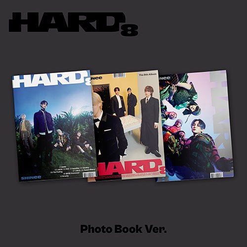 [세트/앨범3종] 샤이니 (SHINee) - 정규8집 [HARD] (Photo Book Ver.)