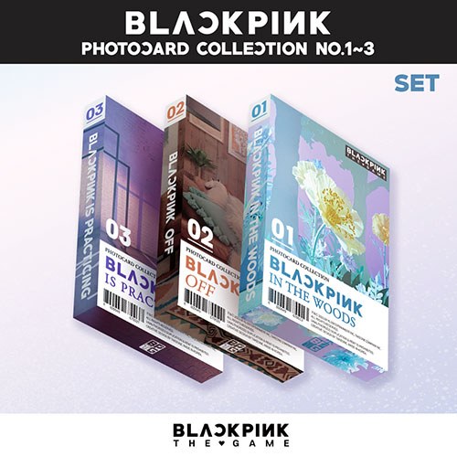 [세트/3종] 블랙핑크 (BLACKPINK) - THE GAME PHOTOCARD COLLECTION No.1~3 (SET)