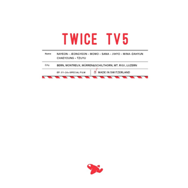 트와이스(TWICE) - TWICE TV5 : TWICE in SWITZERLAND DVD
