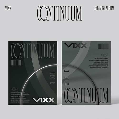 [세트/앨범2종] 빅스(VIXX) - 미니5집 [CONTINUUM]