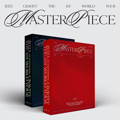 [애플특전][세트/2종] CRAVITY (크래비티) - THE 1ST WORLD TOUR [MASTERPIECE] (DVD+KiT VIDEO)