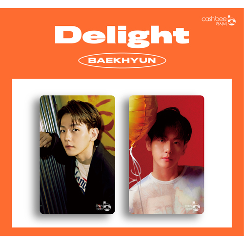 [2종세트] 백현 (BAEK HYUN) - Delight 캐시비 교통카드 