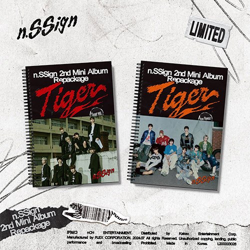 n.SSign (엔싸인) - 2nd Mini Album Repackage [Tiger] (한정반)