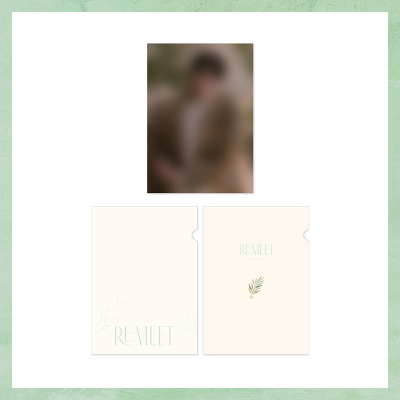 옹성우 (ONG SEONG WU) - 2022 FAN MEETING [RE:MEET] OFFICIAL MD / 엘홀더 & 포스터 세트 (L-HOLDER & POSTER SET)