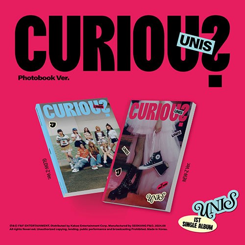 [세트/앨범2종] UNIS (유니스) - 싱글1집 [CURIOUS] (Photobook Ver.)