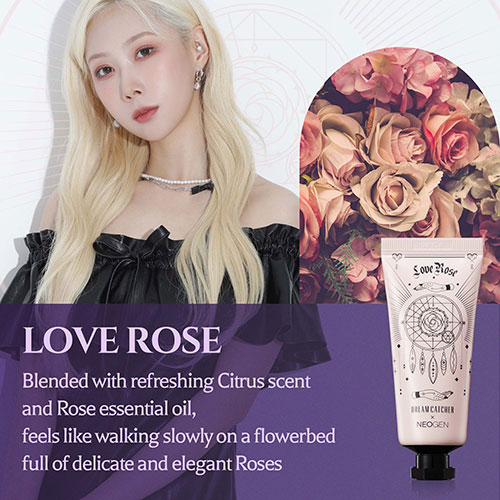 DREAM CATCHER (드림캐쳐) - 네오젠 캐치유어 러브로즈 퍼퓸핸드크림(40ml) (LOVE ROSE)