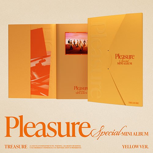 [예약특전] 트레저 (TREASURE) - SPECIAL MINI ALBUM [PLEASURE] [YELLOW VER.]