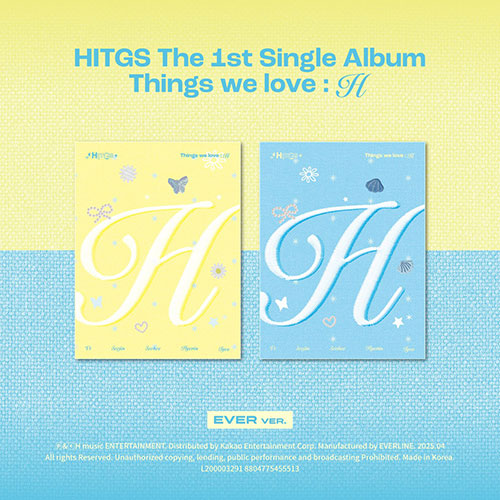 HITGS (힛지스) - The 1st Single Album - Things we love : H (EVER) [2종 중 랜덤 1종]