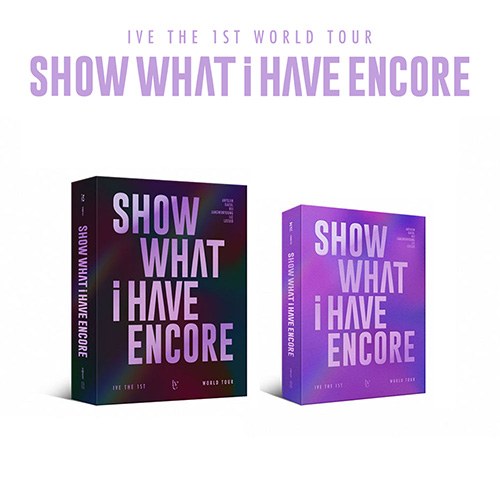 [애플특전][세트/2종] 아이브 (IVE) - THE 1ST WORLD TOUR [SHOW WHAT I HAVE - ENCORE] Blu-ray+KiT VIDEO