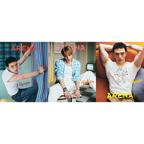 [세트/3종] ARENA HOMME+ 아레나 옴므 플러스 2025년 6월호 (표지 스트레이키즈 현진)