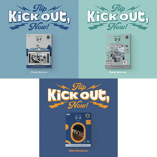 [세트/앨범3종] 킥플립 (KickFlip) - Kick Out, Flip Now! (일반반)