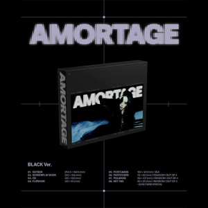 지수 (JISOO) - Mini Album [AMORTAGE] EXCLUSIVE EDITION (BLACK Ver)
