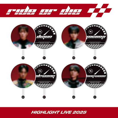 하이라이트 (HIGHLIGHT) - HIGHLIGHT LIVE 2025 [RIDE OR DIE] MD / 이미지 피켓 (IMAGE PICKET)