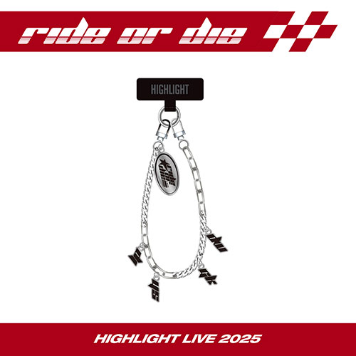 하이라이트 (HIGHLIGHT) - HIGHLIGHT LIVE 2025 [RIDE OR DIE] MD / 체인 스트랩 (CHAIN STRAP)