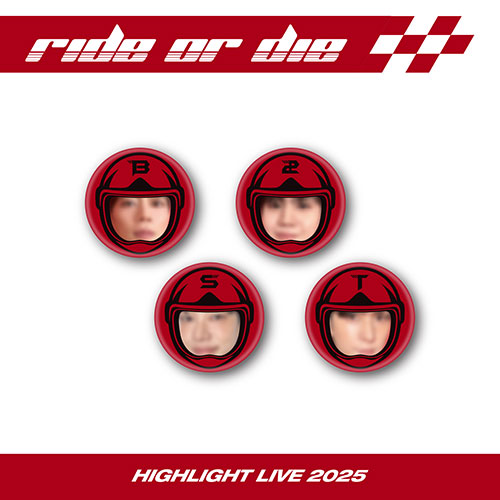 하이라이트 (HIGHLIGHT) - HIGHLIGHT LIVE 2025 [RIDE OR DIE] MD / 말랑 핀버튼 세트 (SOFT PIN BUTTON SET)