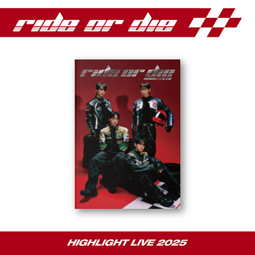 하이라이트 (HIGHLIGHT) - HIGHLIGHT LIVE 2025 [RIDE OR DIE] MD / 콘셉트 포토북 (CONCEPT PHOTO BOOK)